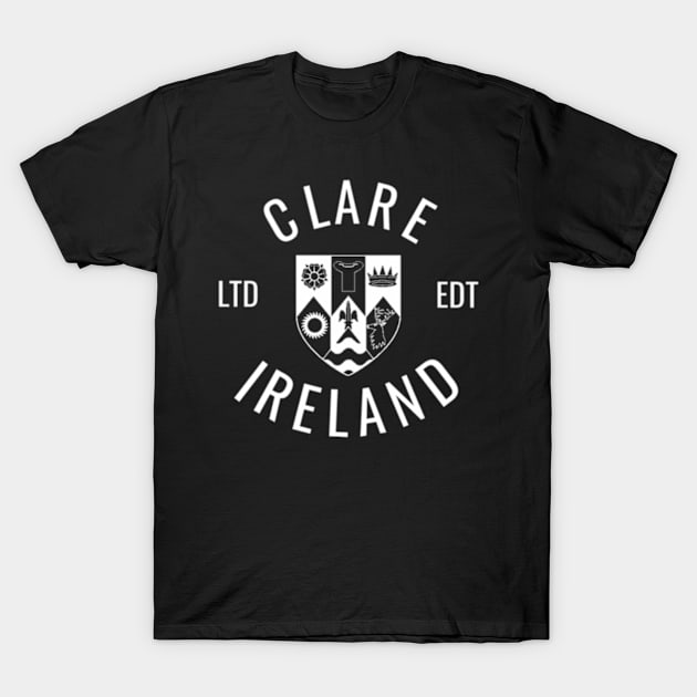 Clare Ireland County Pride Gaelic Football And Hurling T-Shirt by Sink-Lux